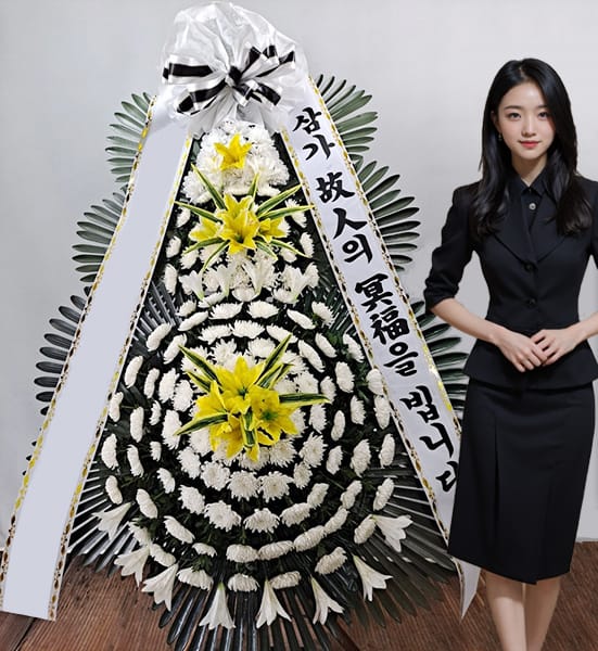 메디힐병원 장례식장 특대형 화환